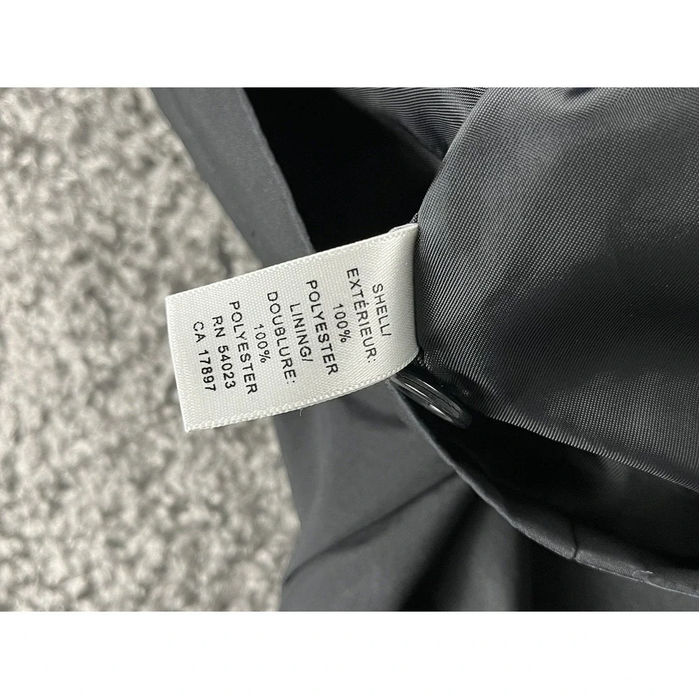 Banana Republic Mens Full Zip Black Tech Softshell Jacket XL